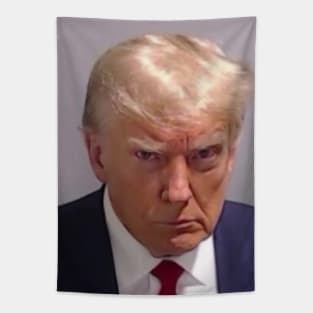 Trump Mug Shot Tapestry