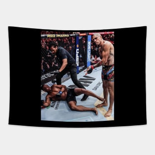 Alex Pereira UFC 300 Champion Tapestry