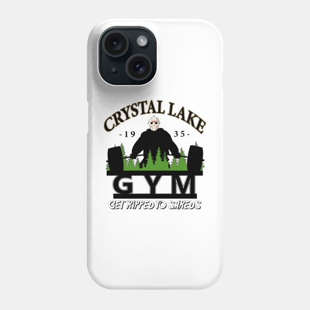 Crystal Lake Gym Phone Case by red-leaf