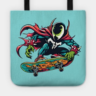 Revel in Rebellion: Whimsical Anti-Hero Skateboard Art Prints for an Edgy and Modern Ride! Tote