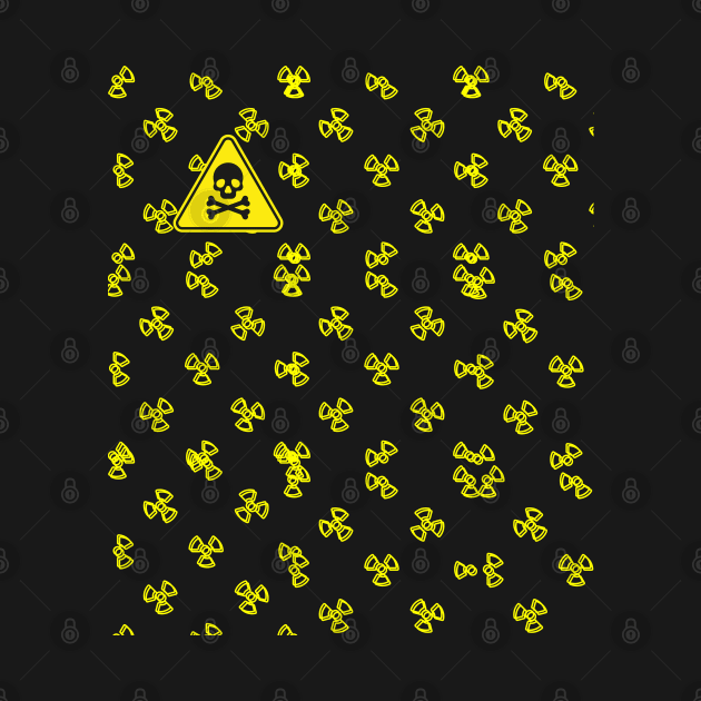 Radioactive Warning Sign by JEWEBIE