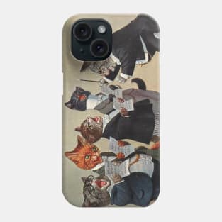 These Singing Cats are Dressed to Impress Phone Case