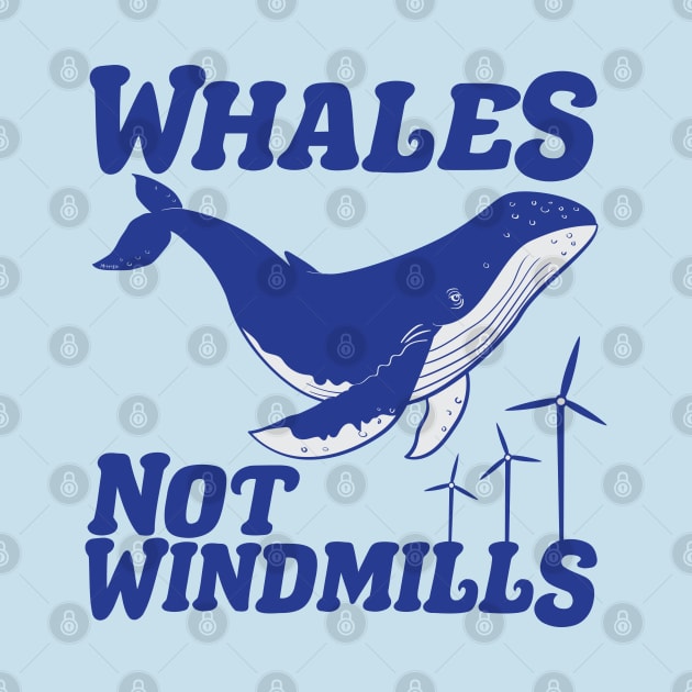 Whales Not Windmills by mcillustrator