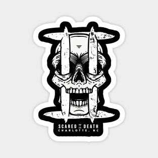 Scared 2 Death Press Magnet