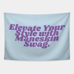 Elevate Your Style with Måneskin Swag. Tapestry