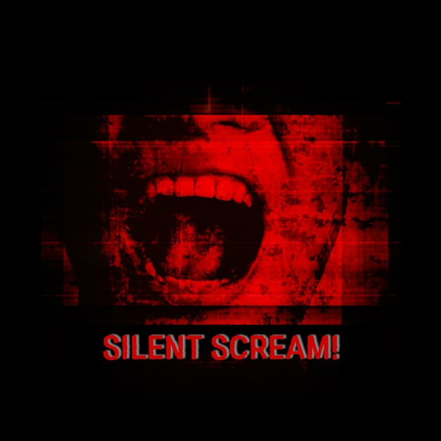 Horror Lover Gift Silent Scream Halloween by Suchmugs