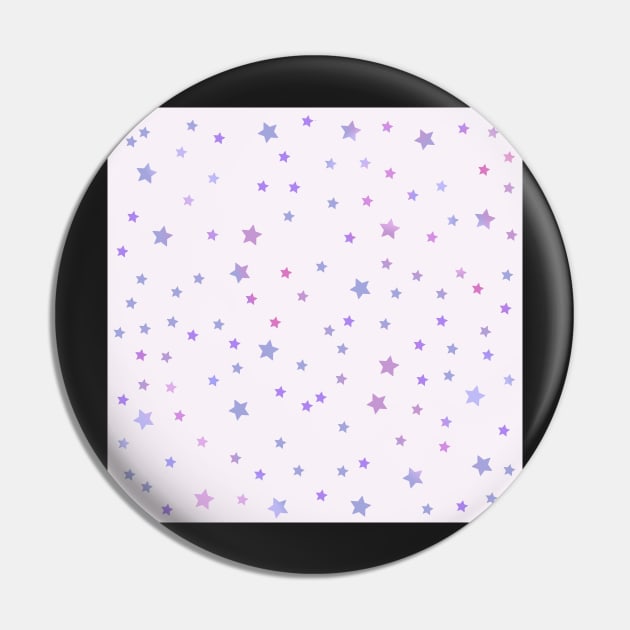 Pink Purple Starry Vibes Pin by Melisaura