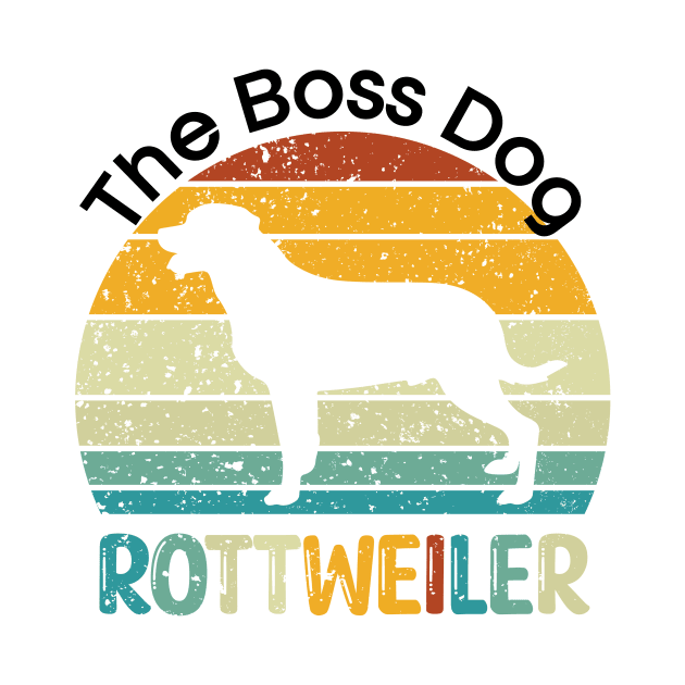 Rottweiler The Boss Dog by nextneveldesign