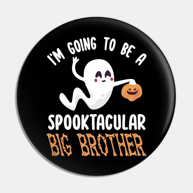 Ghost Fly Pumpkin I'm Going To Be A Spooktacular Big Brother Pin by joandraelliot