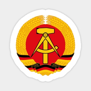 DDR GDR East Germany Emblem Hammer Transparent Magnet