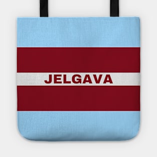 Jelgava City in Latvian Flag Tote