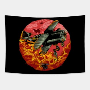 war plane bomber Tapestry