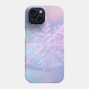 Snow Flake Nature Serene Tranquil Peace Phone Case