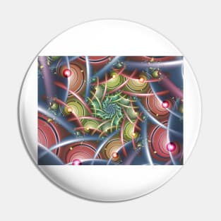 Spinning Pastel Pattern Pin