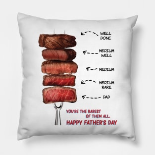 Dad You're The Rarest Of Them All Happy Father's Day Pillow