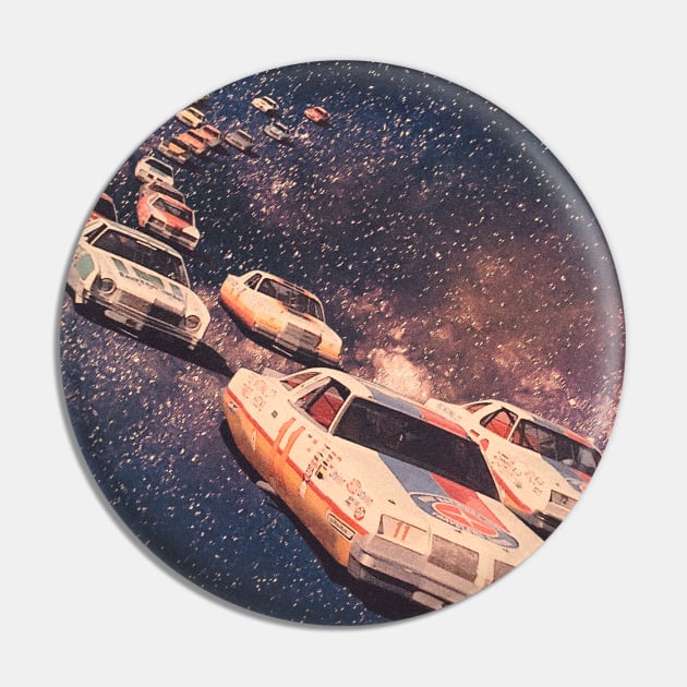 Space Race Pin by linearcollages