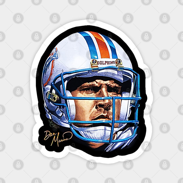 90s Football Dan Marino - Dolphins - Classic Magnet by nicklower