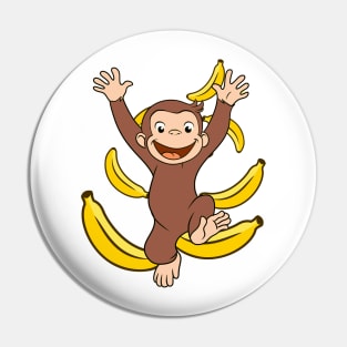 Curious George Banana Pin