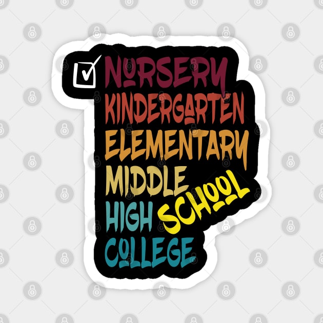 NURSERY TO KINDERGARTEN Magnet by Ardesigner