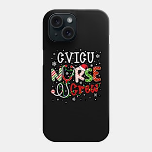 CVICU Christmas Nurse Crew Funny Nursing Christmas Phone Case