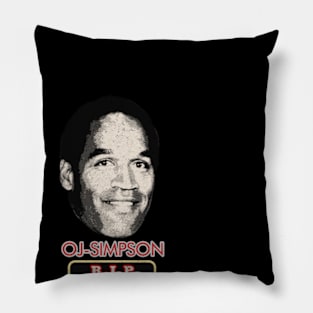 Design for oj simpson 8 Pillow