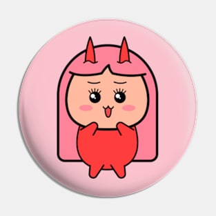 Cute demon girl Anime fanart Pin