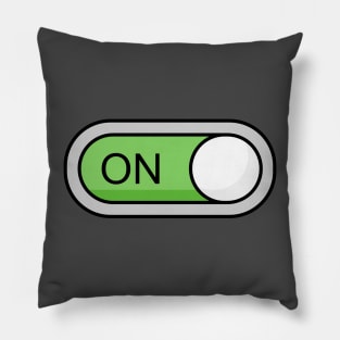 On Toggle Button Pillow