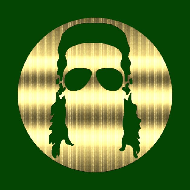 The Mullet Show Silhouette - Gold by TheMulletShow