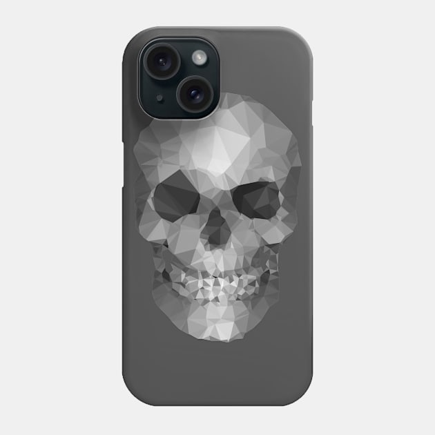 Polygons skull Phone Case by wamtees