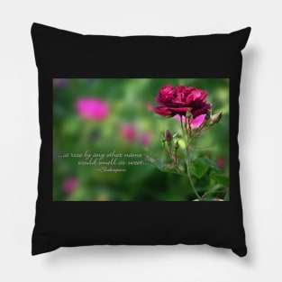 A rose by any other name... (card) Pillow