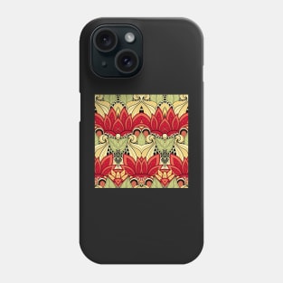 Ethnic Pattern with Mosaic Floral Motif Phone Case