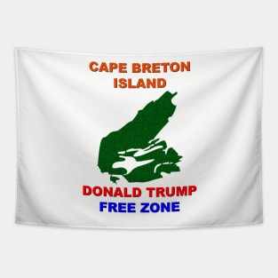 Cape Breton Island Donald Trump Free Zone Tapestry