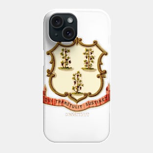 1876 Connecticut Coat of Arms Phone Case