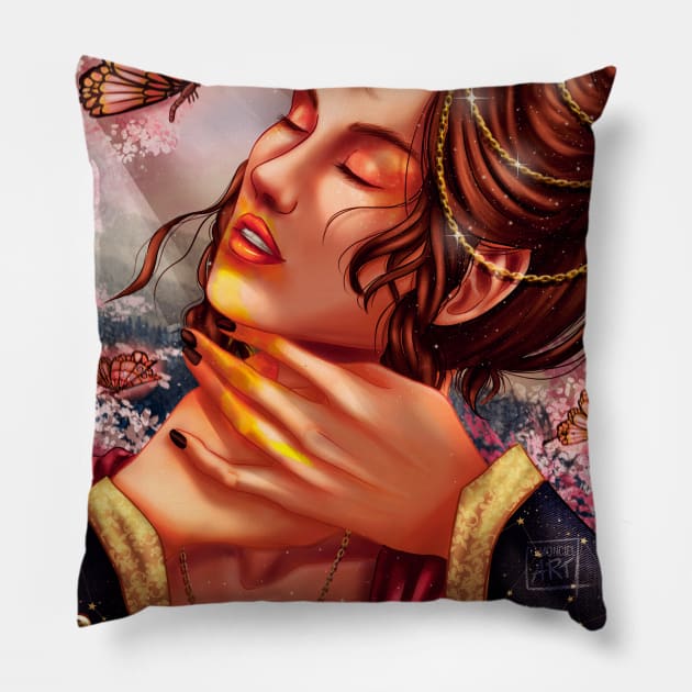 Jude Duarte Pillow by lemoncielart