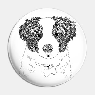 Border Collie Pin