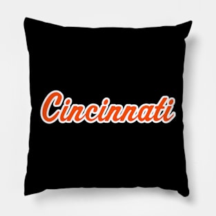 Cincinnati Script Pillow