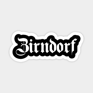 Zirndorf written with gothic font Magnet