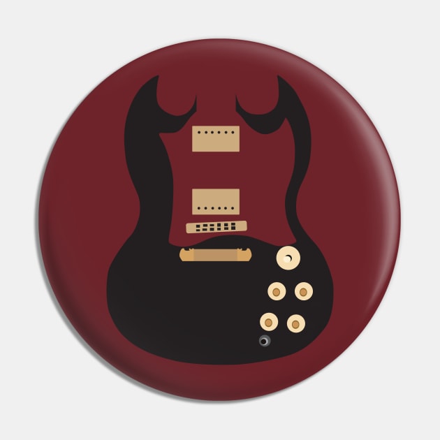 Guitar Pin by Squid's Store