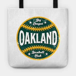 Oakland Retro Big League Baseball - White Tote