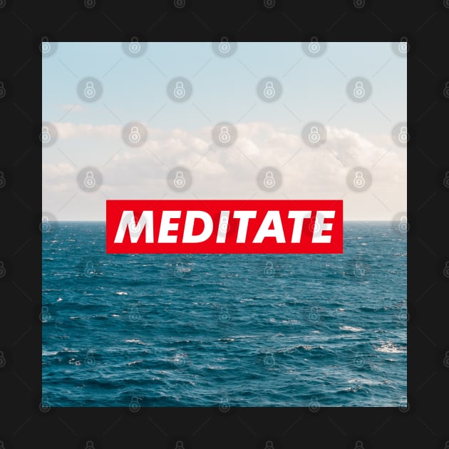 Meditate blue by comecuba67