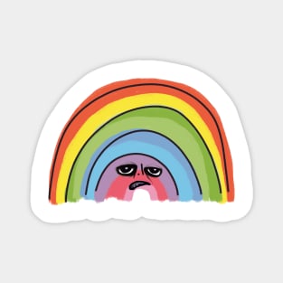 Rainbow But Tired Magnet