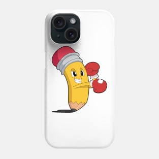 Pencil Boxer Boxing gloves Phone Case