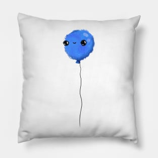 Lil blue balloon Pillow