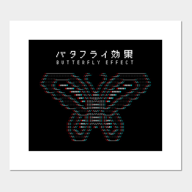 Butterfly Effect 3d Anaglyph Japanese Posters And Art Prints Teepublic Uk