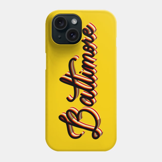 Baltimore Pride 3 Phone Case by HeyHeyHeatherK