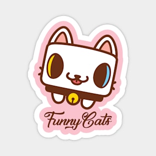 Funny cats Magnet