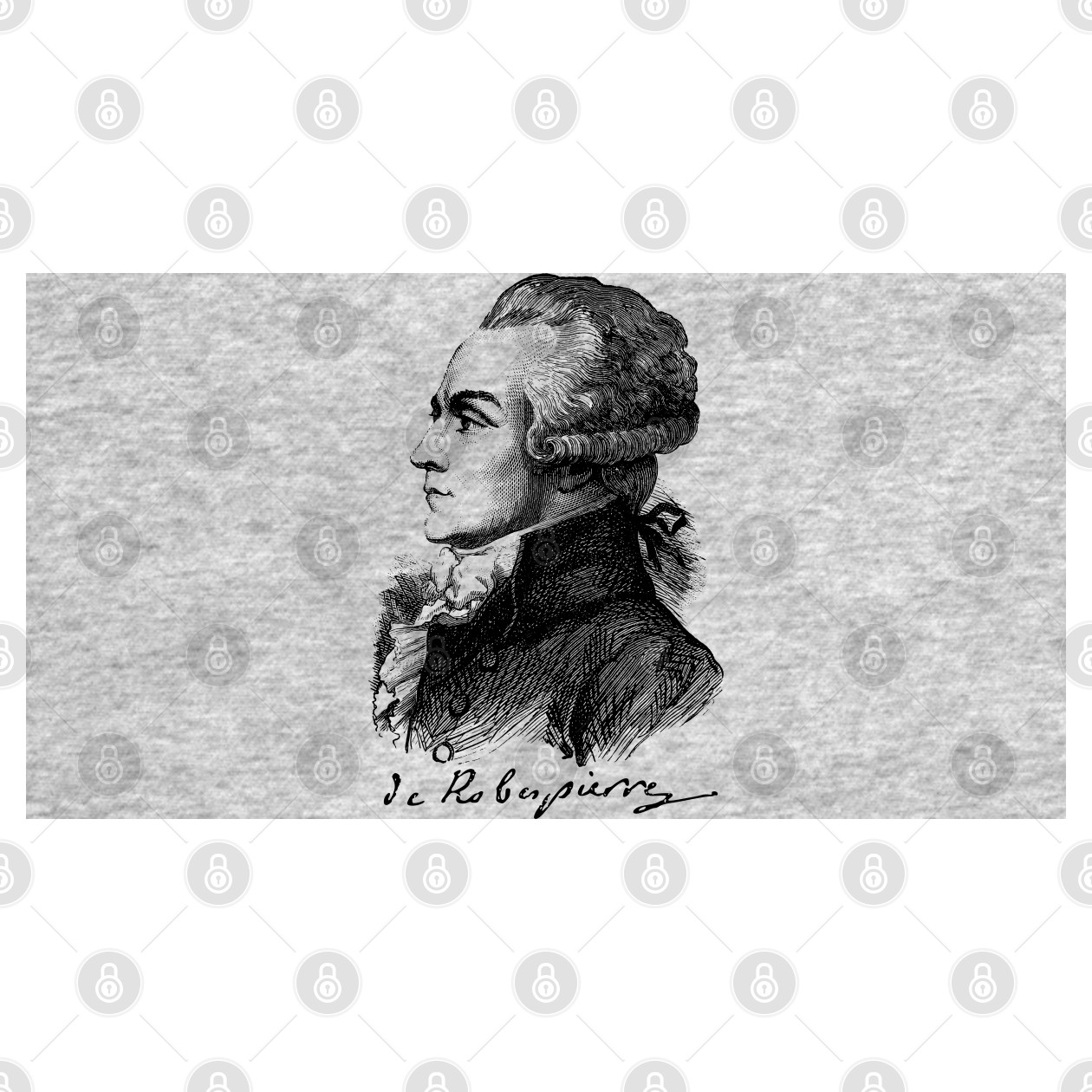 Maximilien de Robespierre Sketch French Revolution, Jacobin
