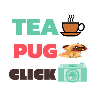 tea pug click T-Shirt