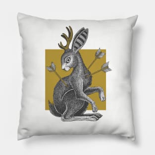 The Jackalope Pillow