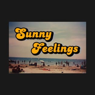 70s Beach Vibe - 'Sunny Feelings' T-Shirt